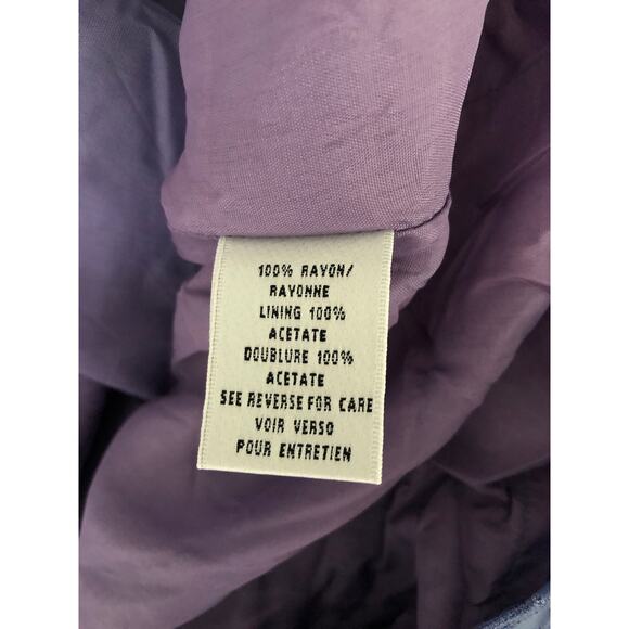 Talbots Women's Size 6 Floral Maxi Dress Blue - Picture 9 of 10